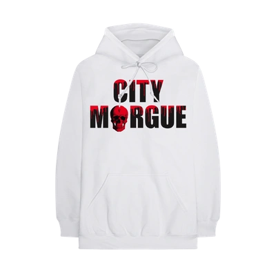 City Morgue x Vlone Dogs Hoodie 'White'