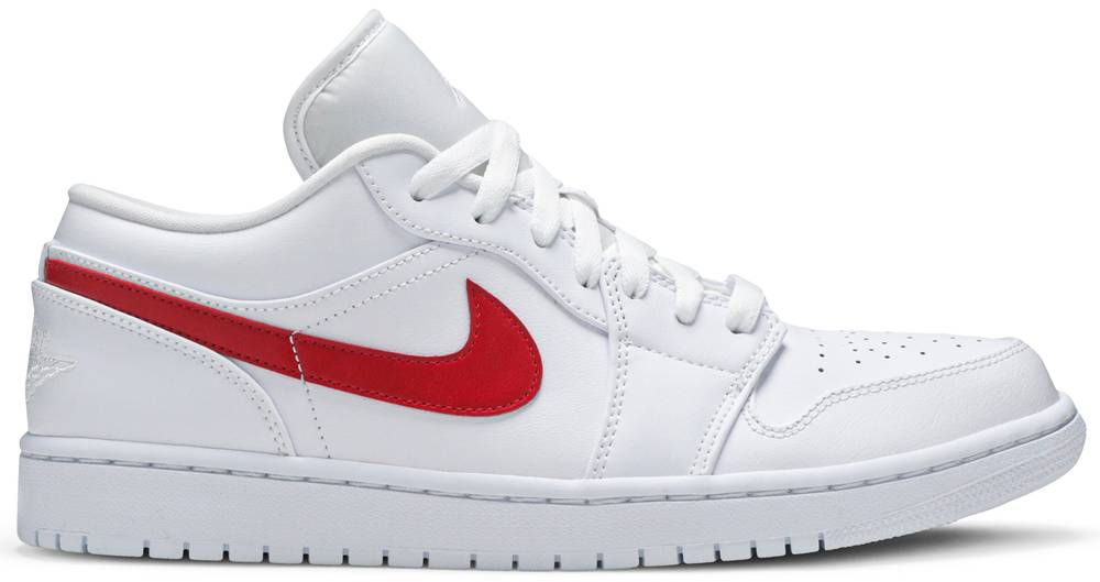 Air Jordan 1 Low White University Red (W)