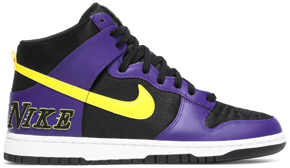 Nike Dunk High EMB Lakers