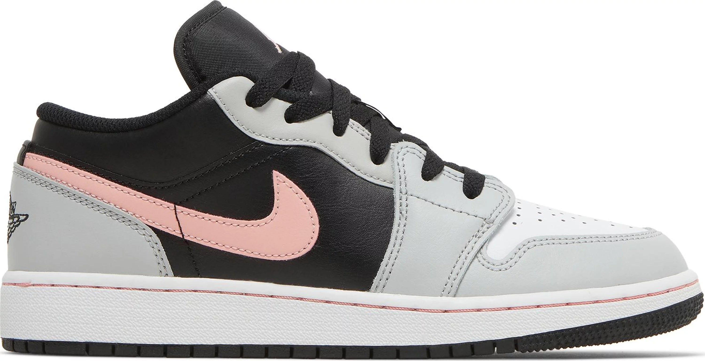 Air Jordan 1 Low 'Black Grey Pink' (GS)