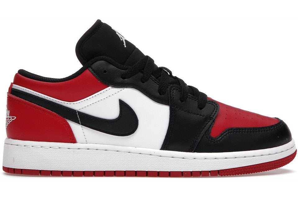Air Jordan 1 Low 'Bred Toe' (GS)