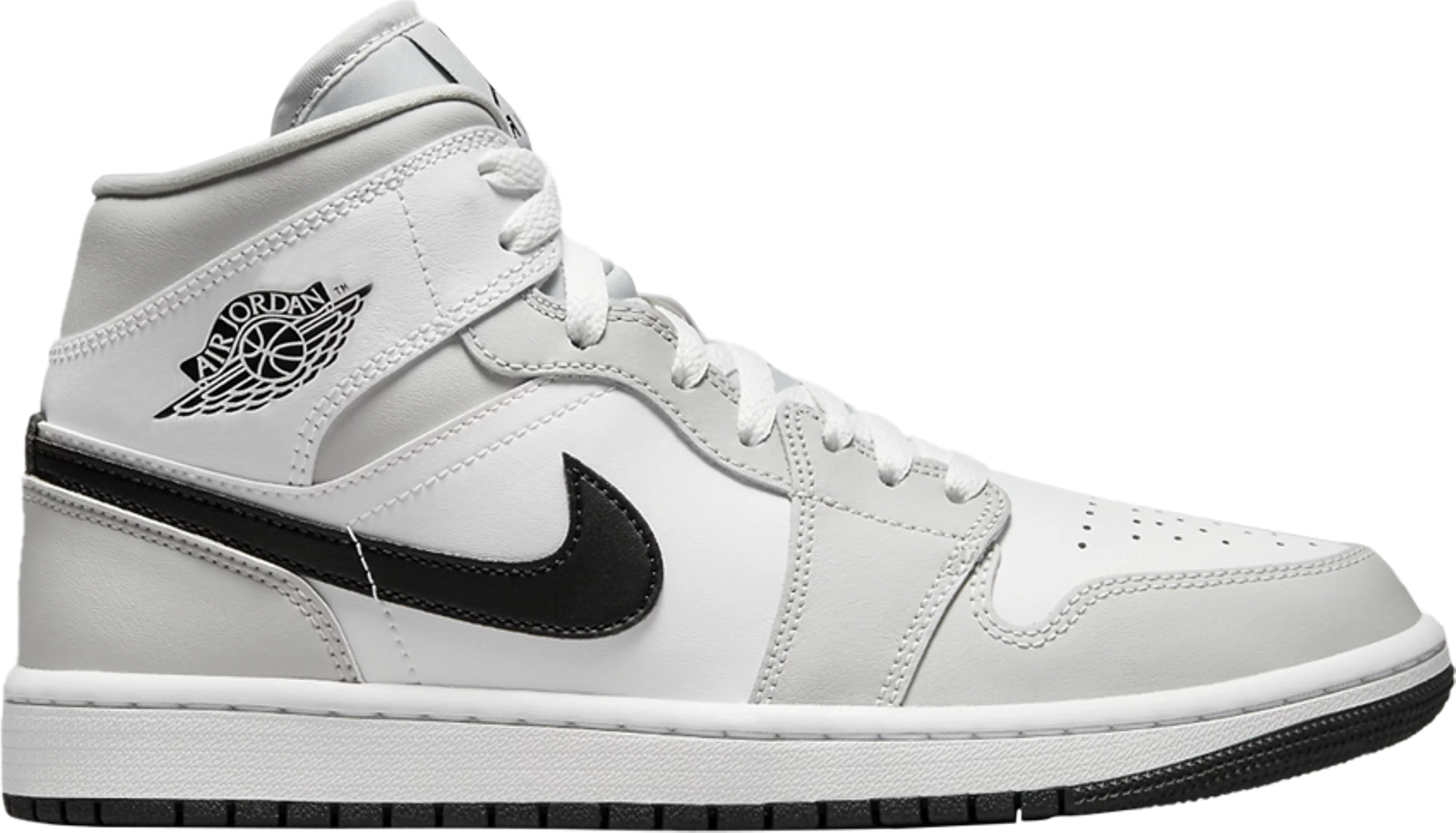 Air Jordan 1 Mid 'Light Smoke Grey' (W)