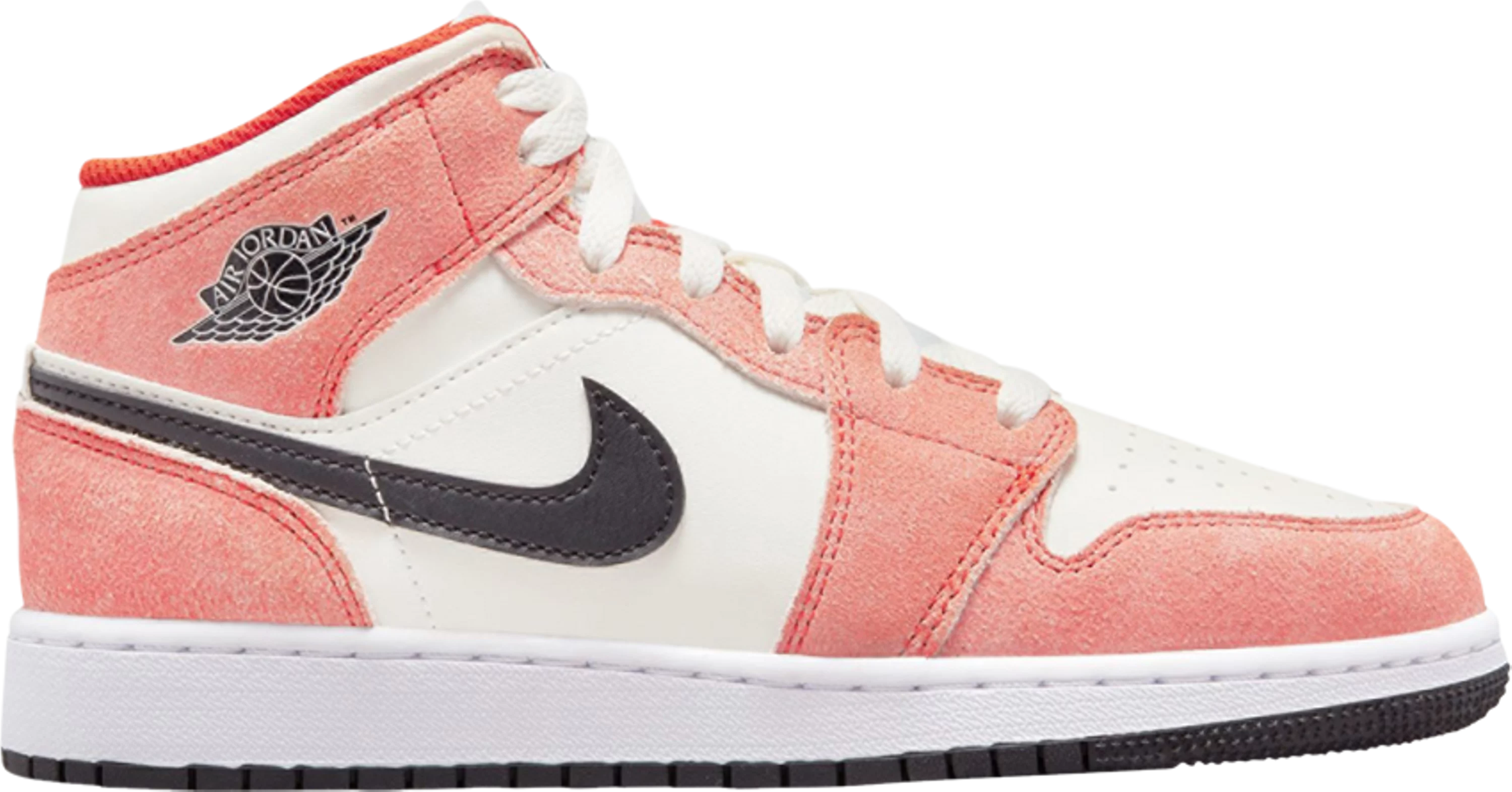 Air Jordan 1 Mid SE 'Orange Suede' (GS)