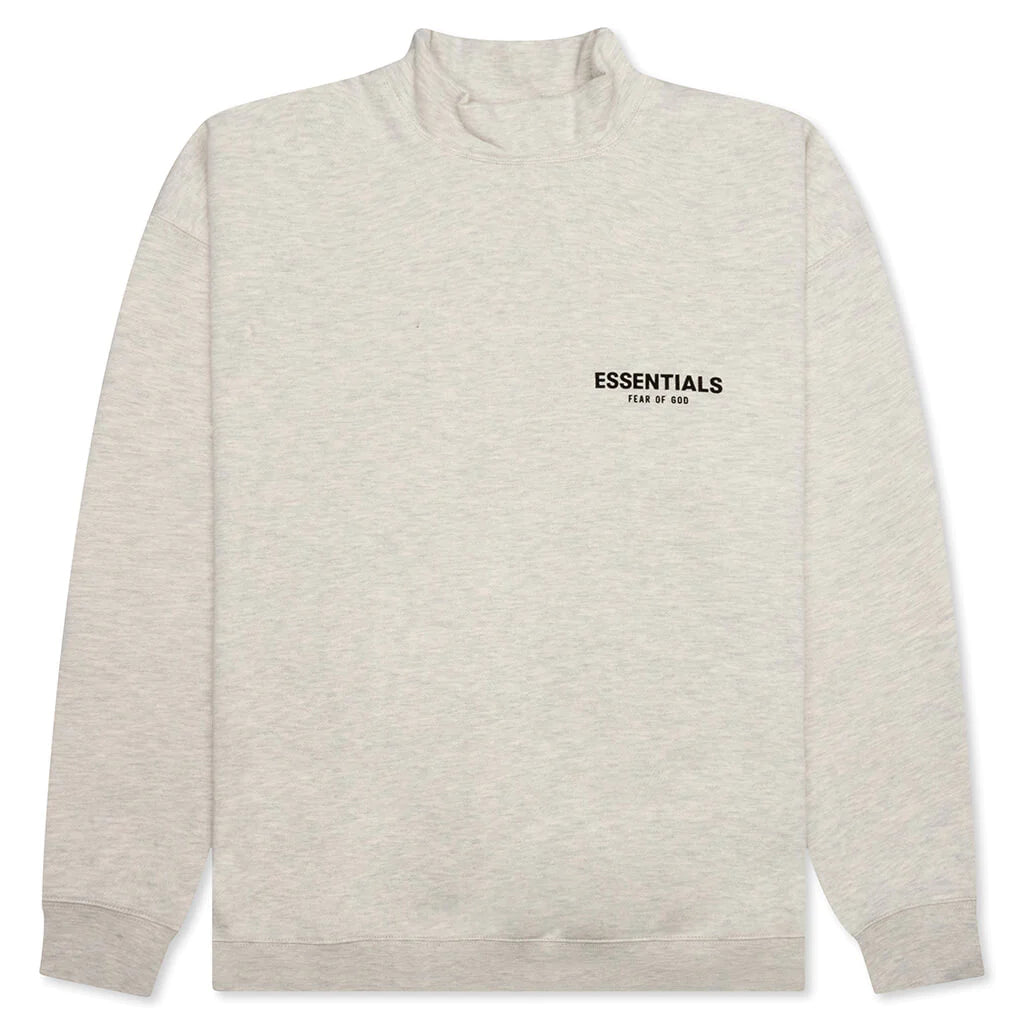 Essentials Fear of God 'Relaxed Mock Neck' L/S Tee Light Oatmeal