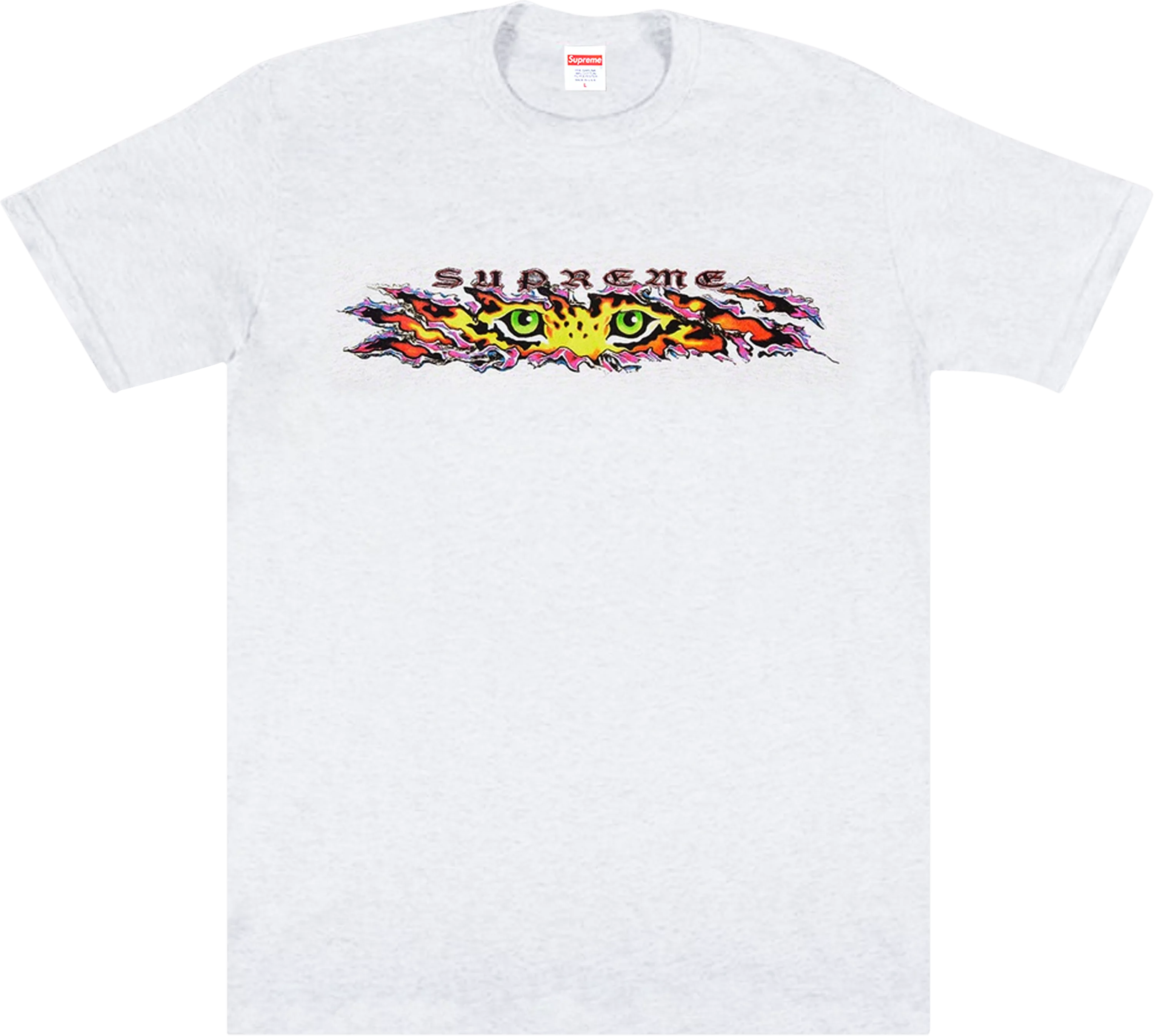 Supreme 'Eyes' Tee Ash Grey