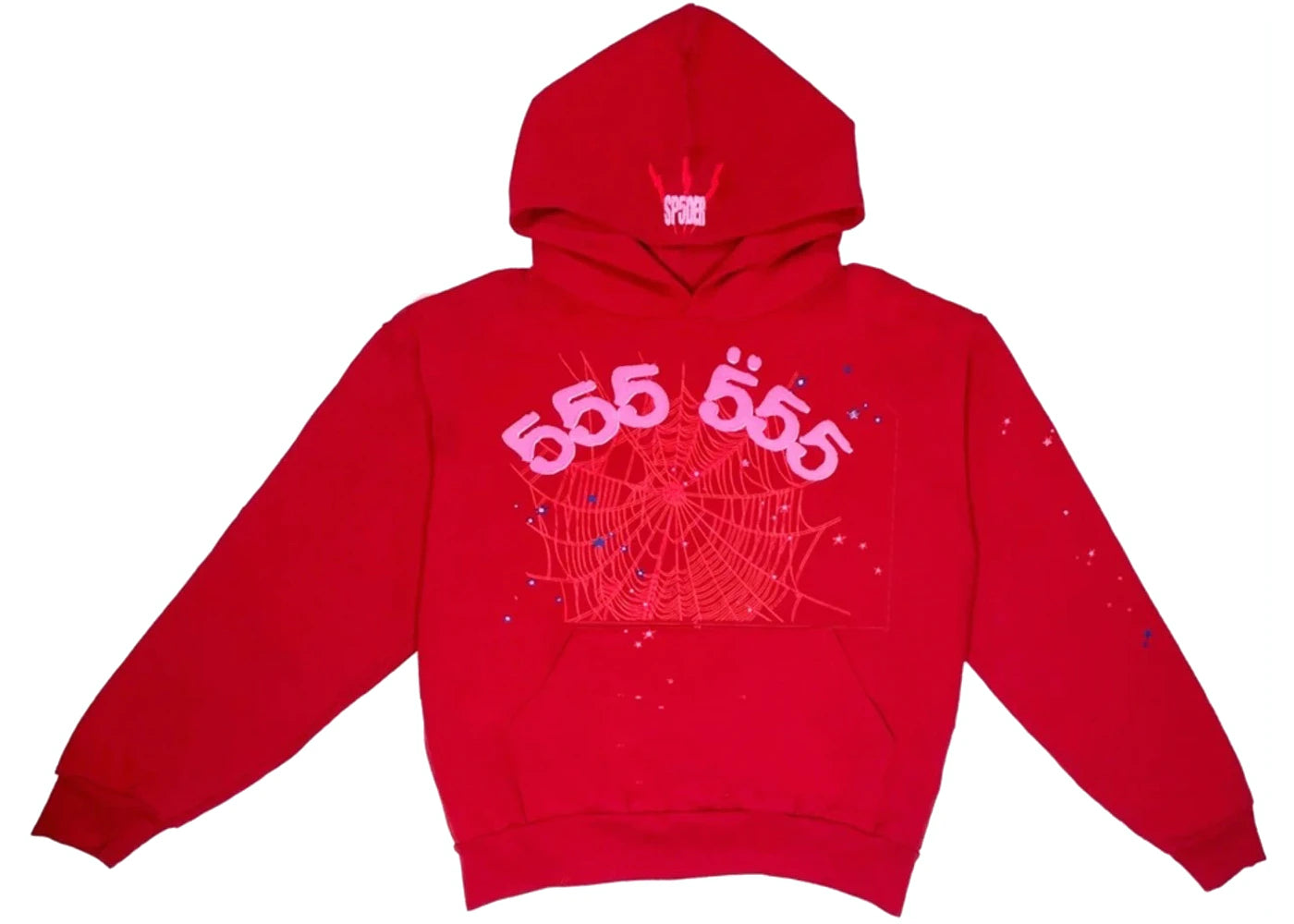 Sp5der Worldwide Red Angel Number 555 Hoodie (Preowned)