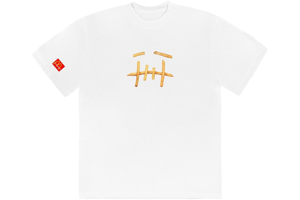 Travis Scott x McDonald's Fry Tee White