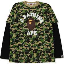 ABC CAMO COLLEGE LAYERED L/S TEE