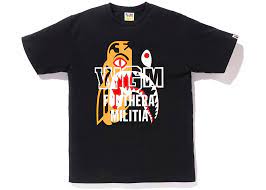 BAPE Tiger Shark Tee Black