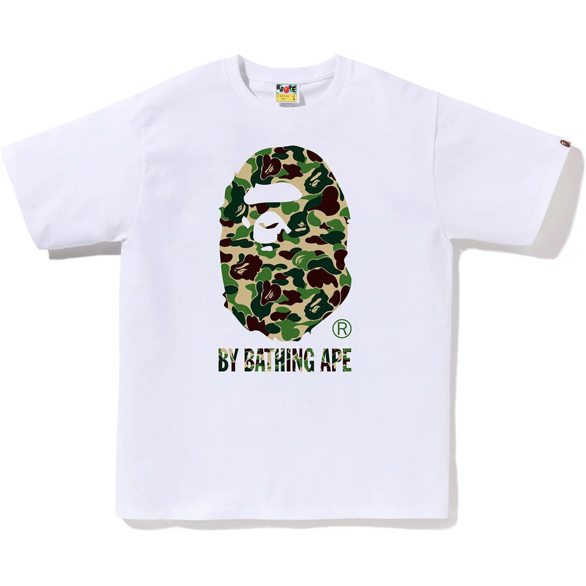 BAPE ABC Camo By Bathing Ape Tee White/Green