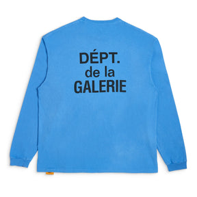 DEPT DE LA GALERIE LONG SLEEVE POCKET TEE 'BLUE'