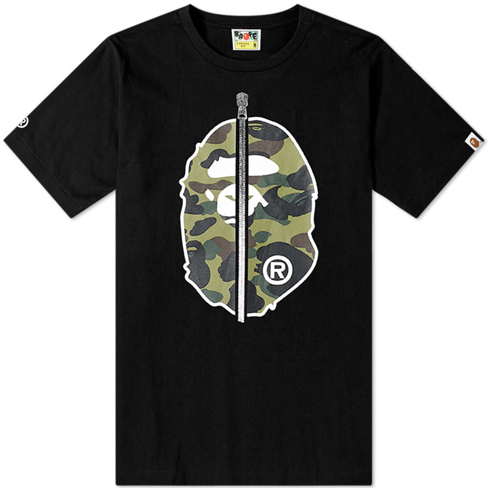 BAPE 1st Camo By Bathing Ape Tee Black/Green