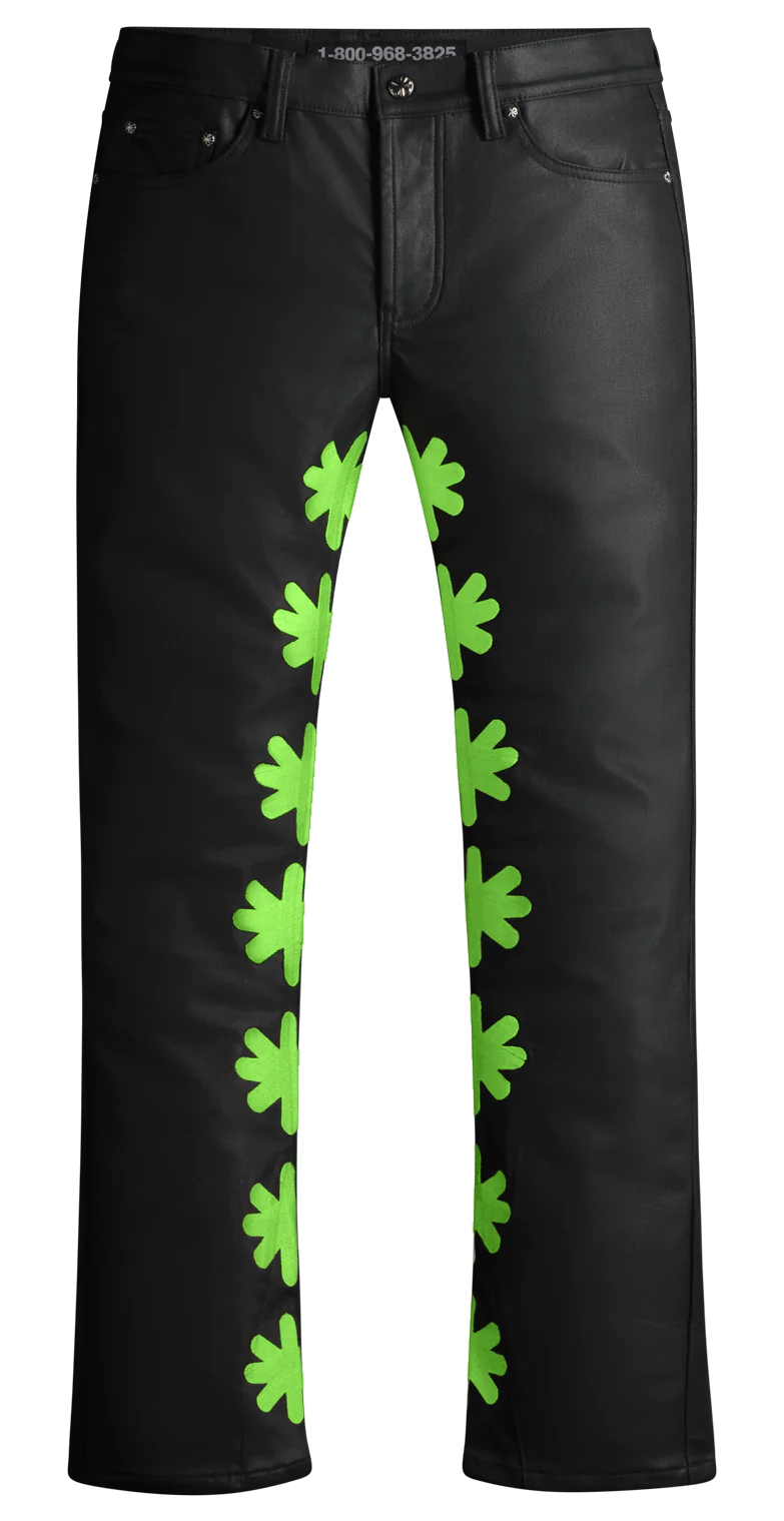 LOSTSHDWS WAX PANT (SLIME GREEN)