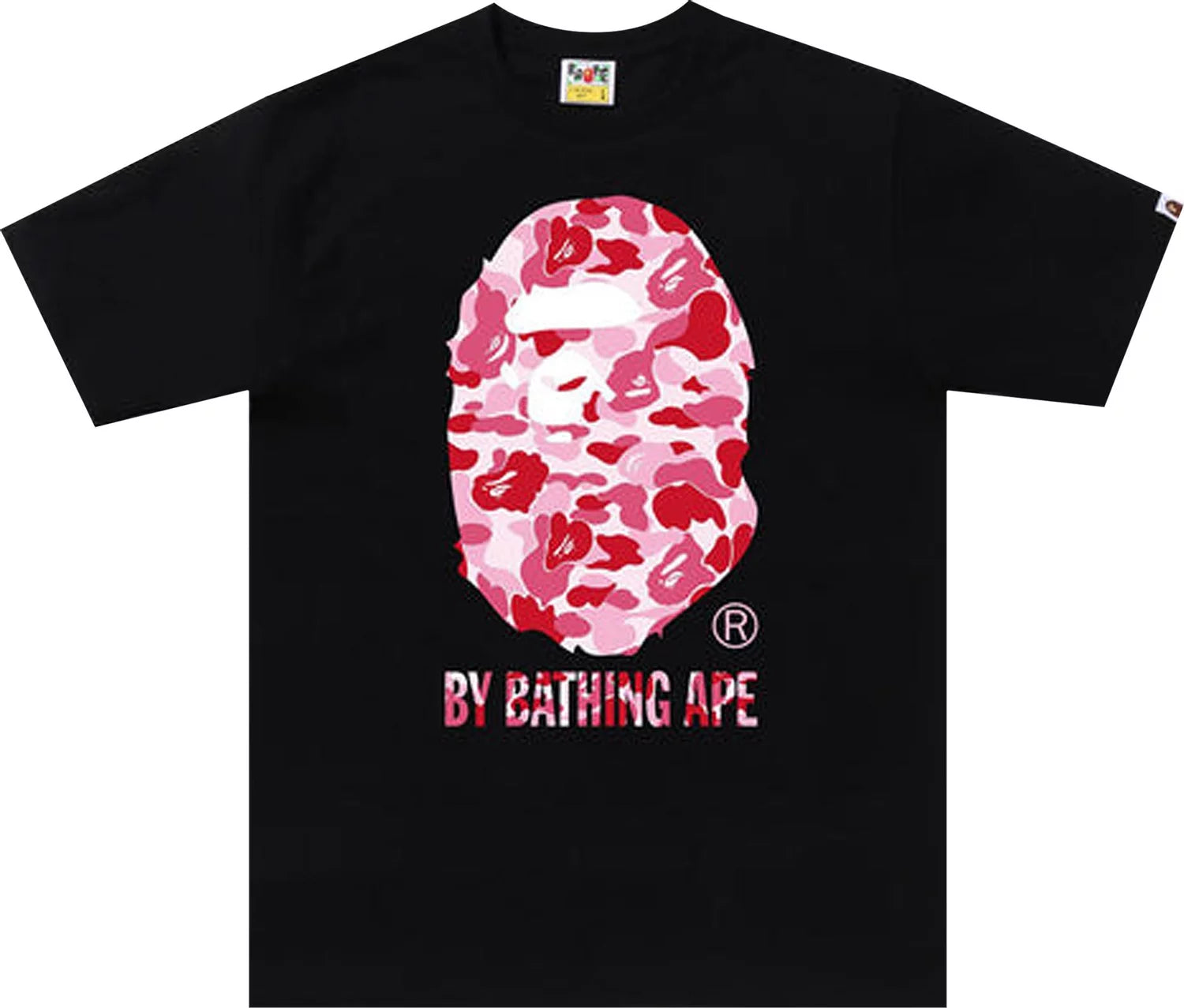 BAPE ABC Camo By Bathing Ape Tee 'Black Pink'