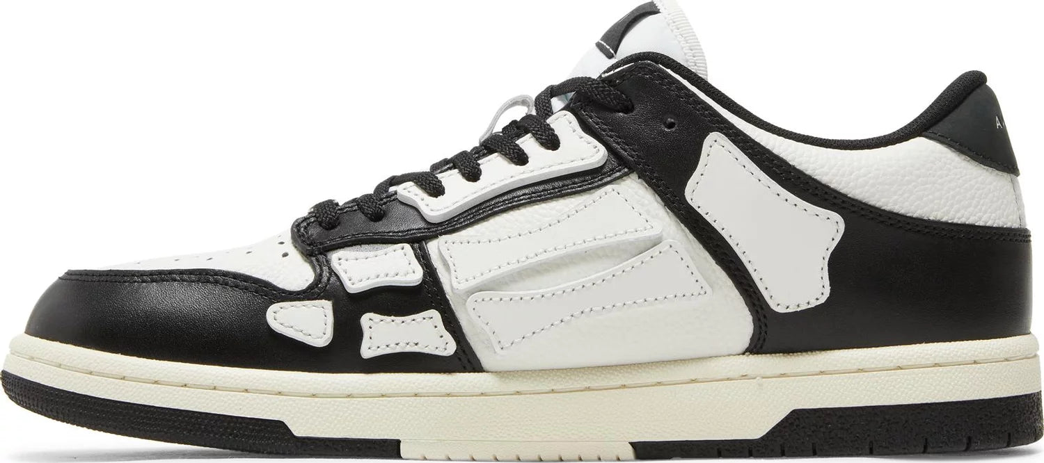 AMIRI Black & White Skel Low Sneakers