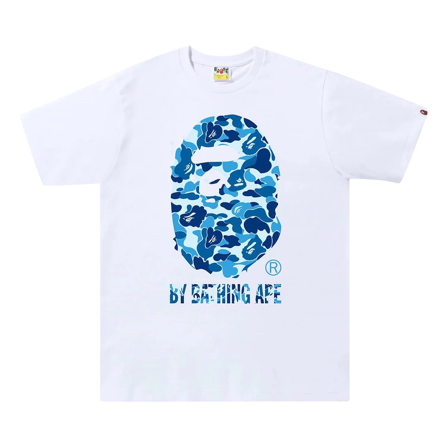 BAPE ABC Camo By Bathing Ape Tee 'White Blue'