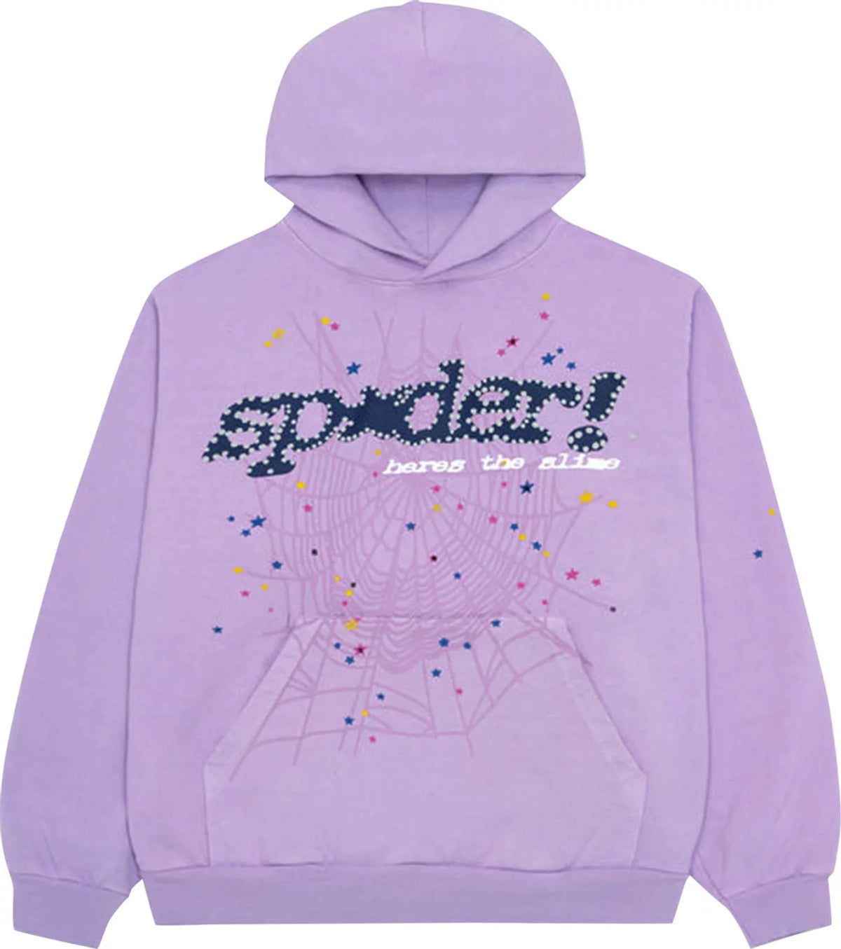 Sp5der Acai Hoodie 'Purple'