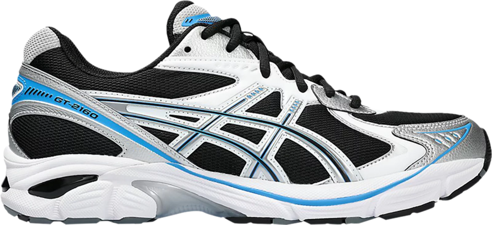 ASICS GT 2160 'Black Silver Blue' (Worn Once)