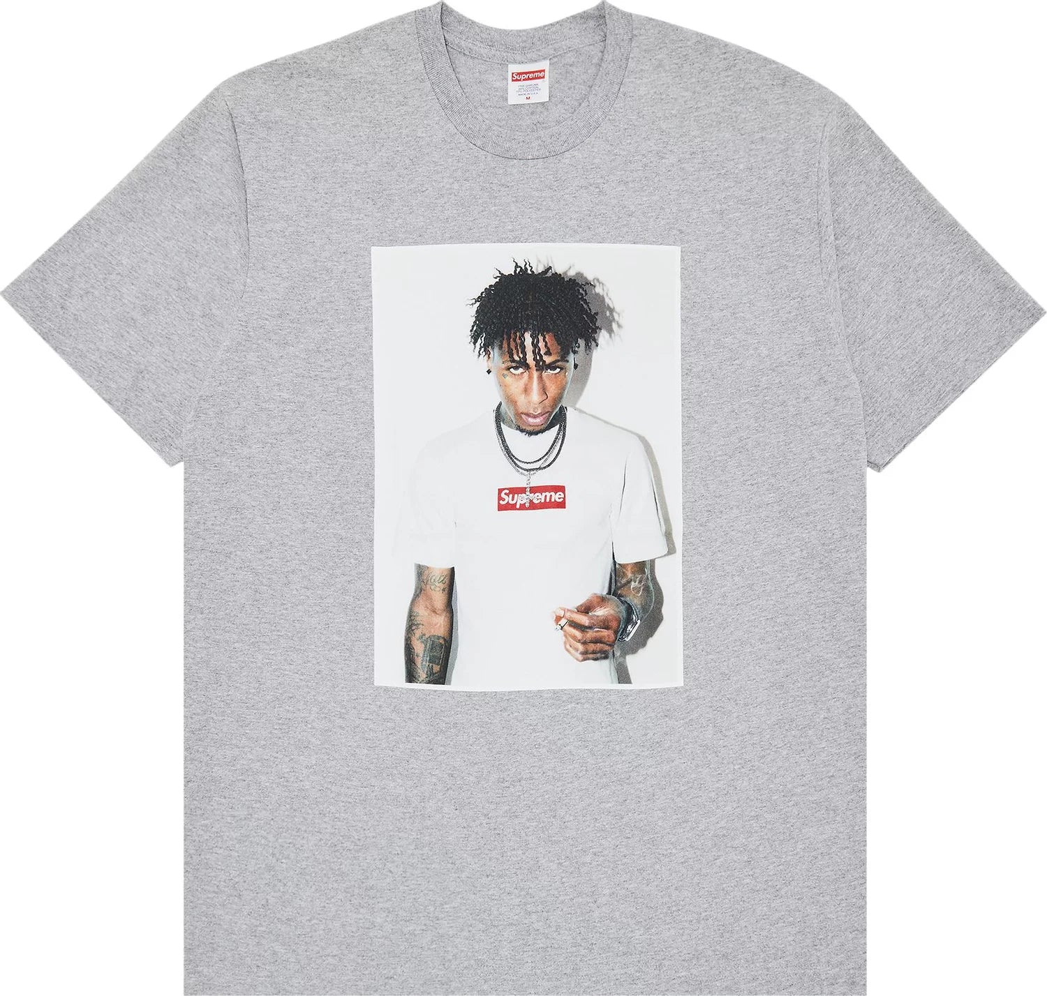 Supreme NBA Youngboy Tee Heather Grey