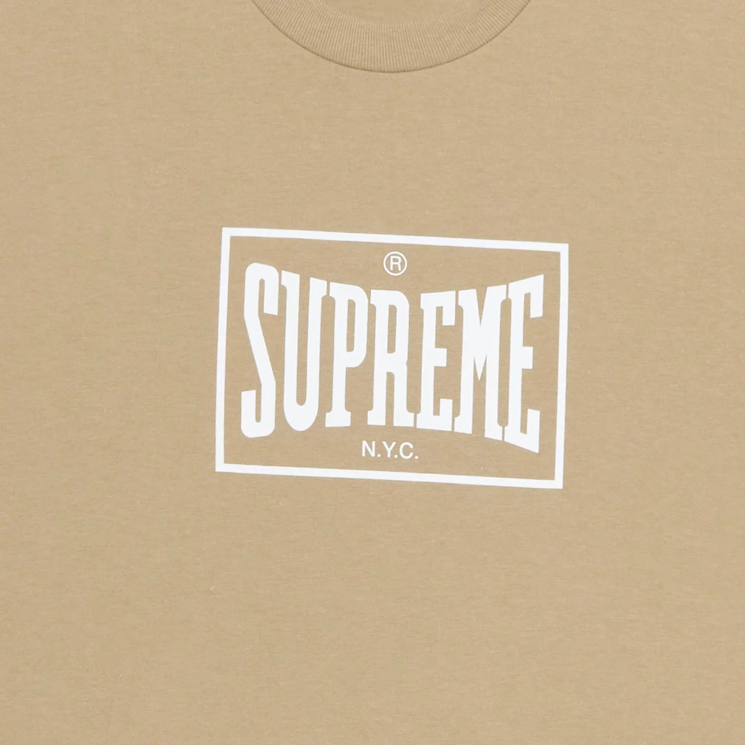 Supreme Warm Up Tee 'Khaki'