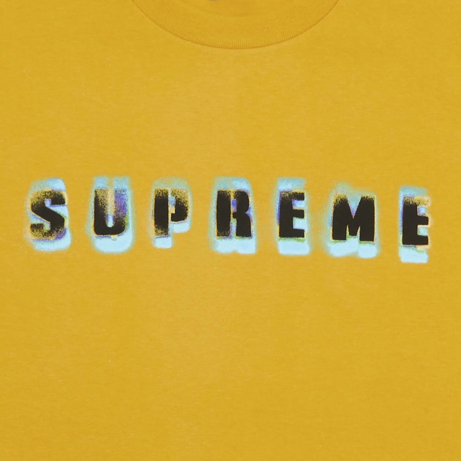 Supreme Stencil Tee 'Mustard'