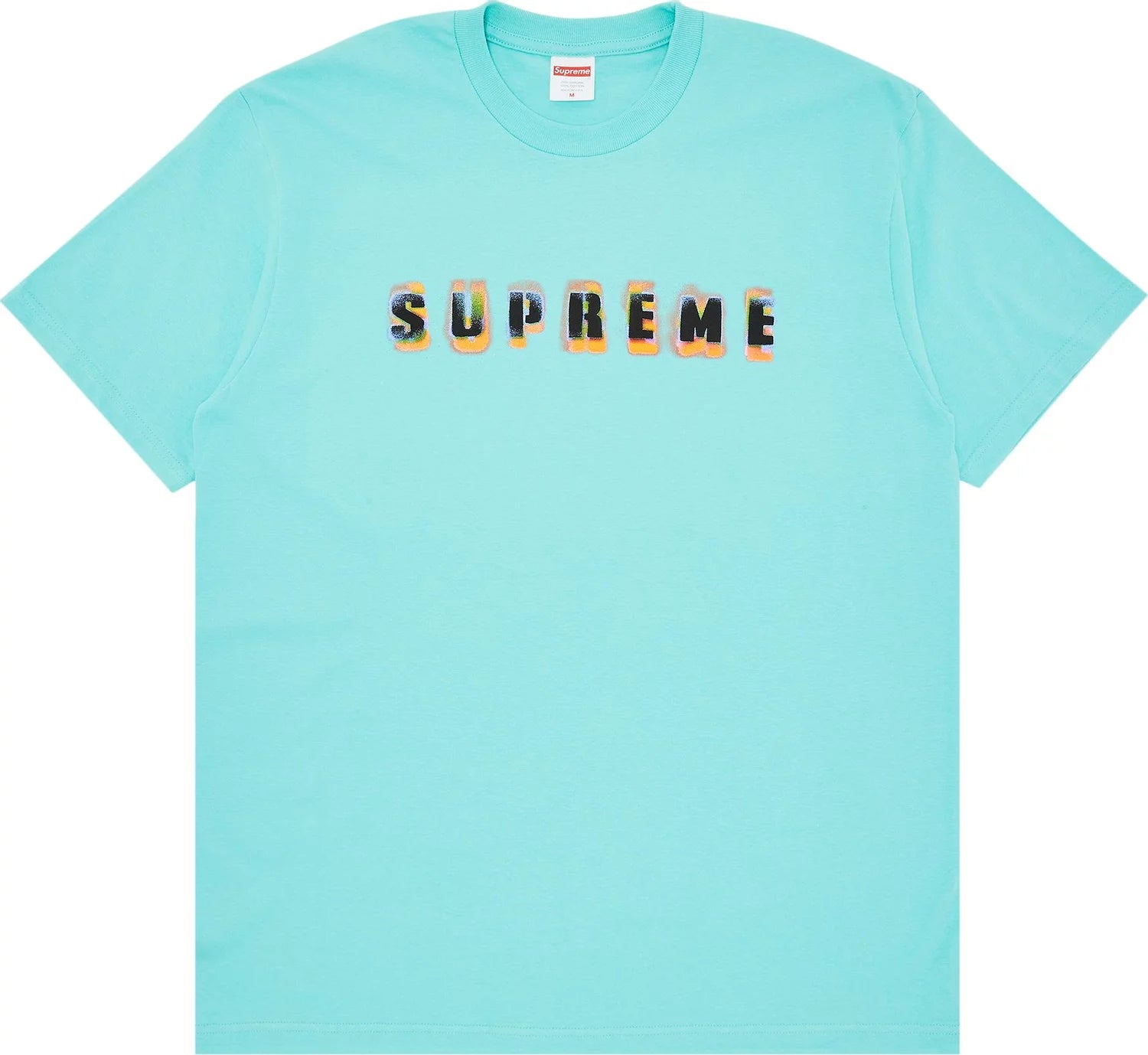 Supreme Stencil Tee Teal