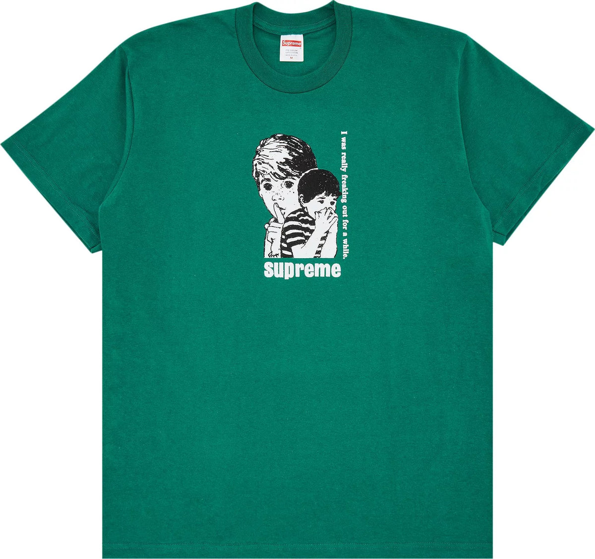 Supreme Freaking Out Tee 'Light Pine'