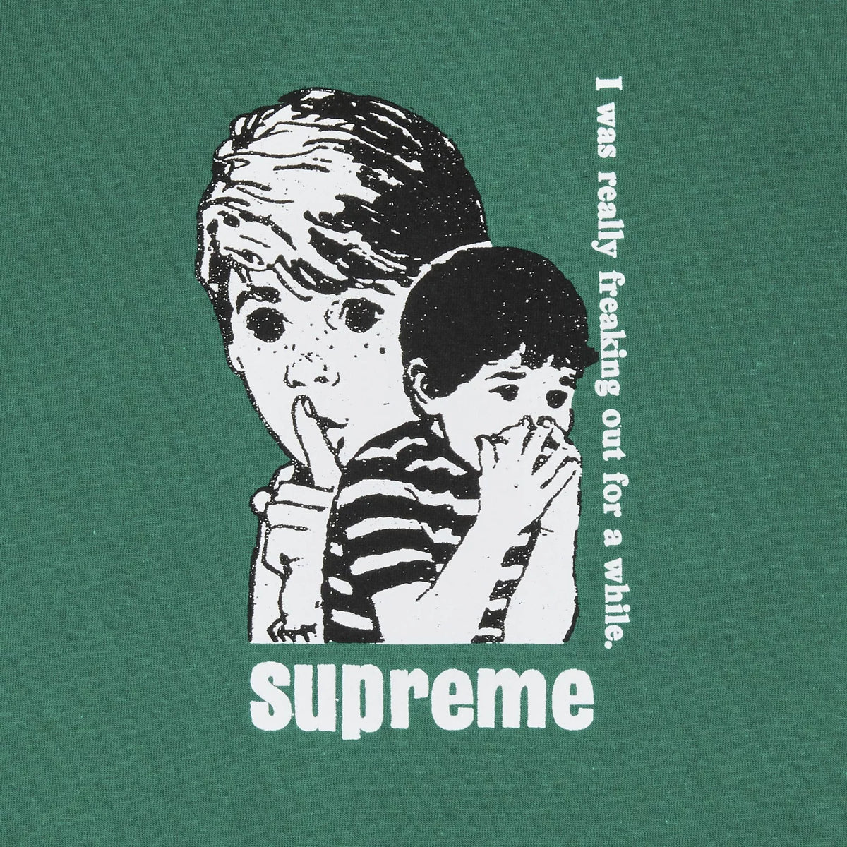 Supreme Freaking Out Tee 'Light Pine'