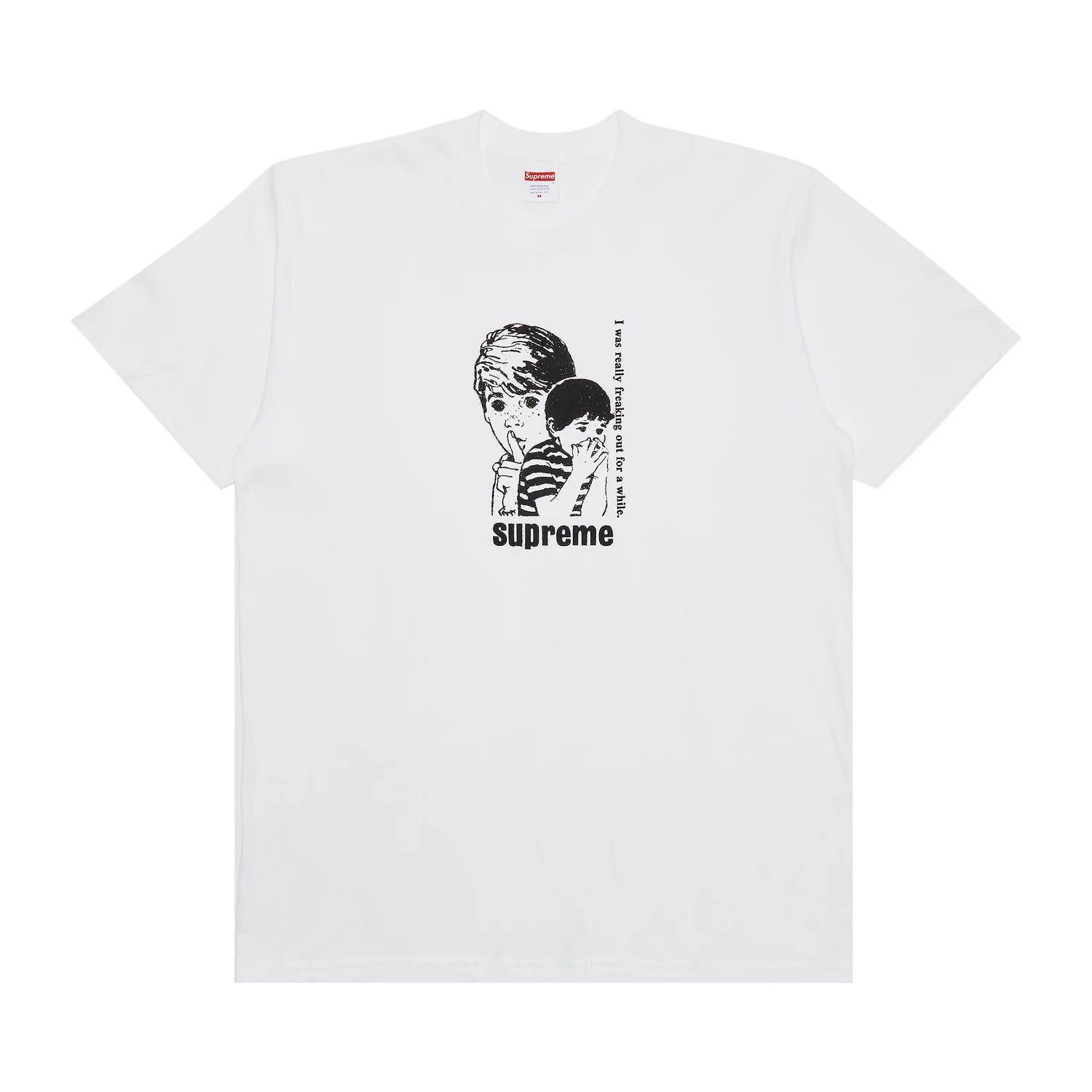 Supreme Freaking Out Tee 'White'