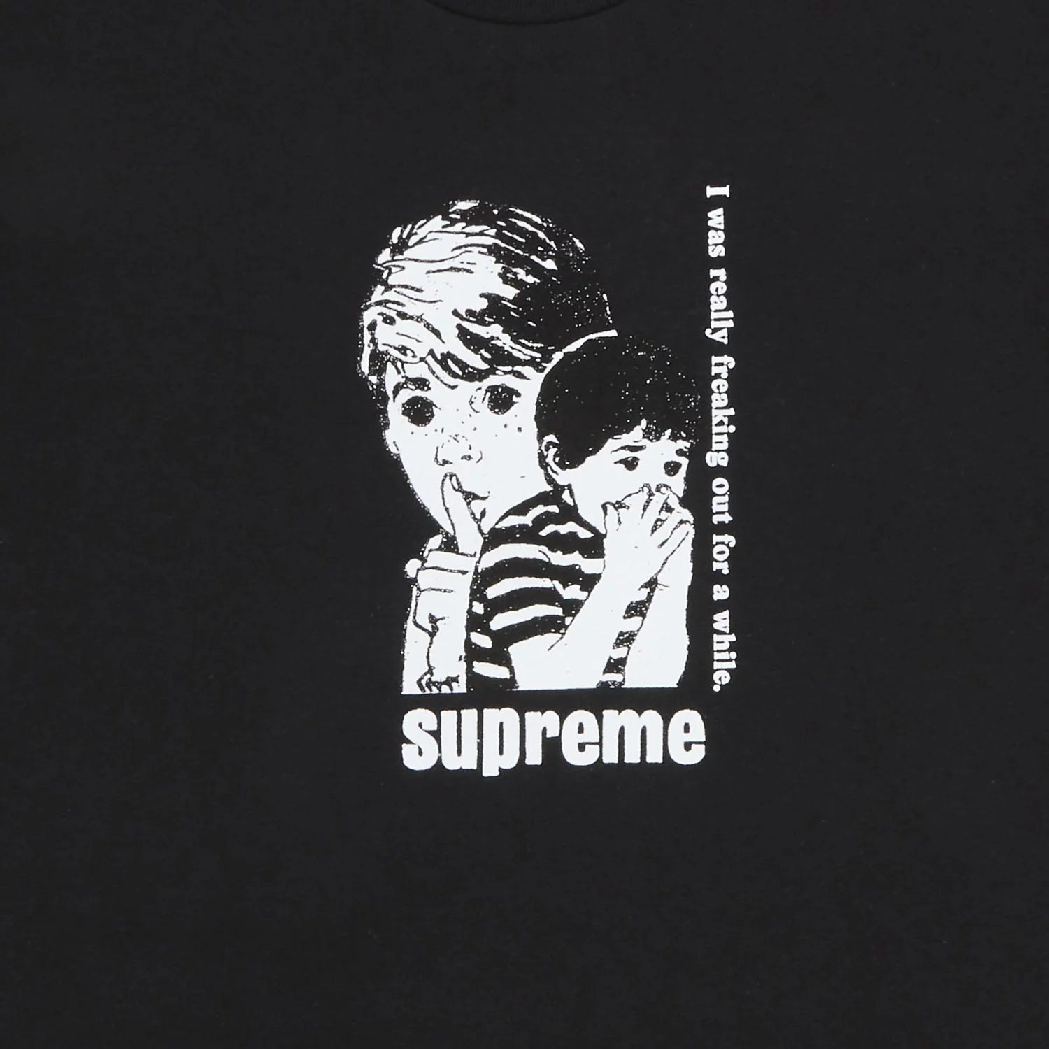 Supreme Freaking Out Tee 'Black'