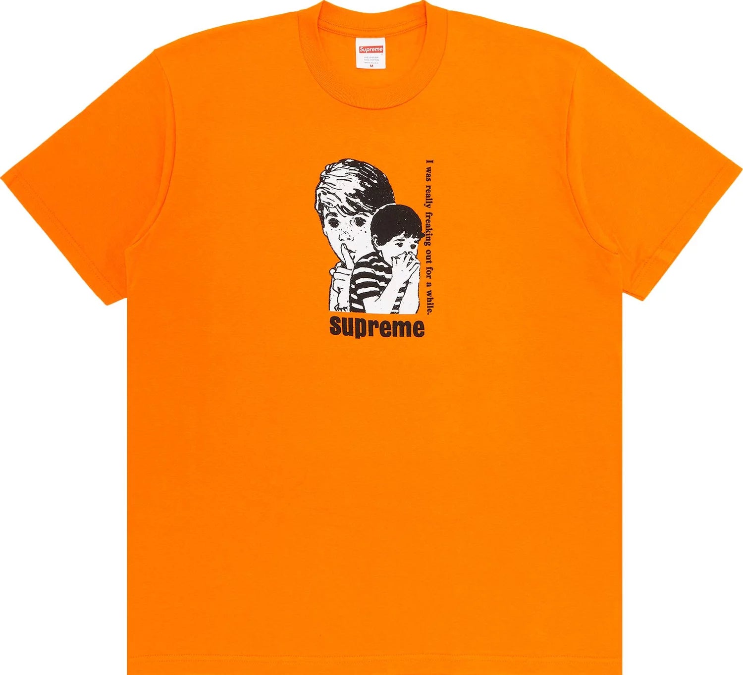 Supreme Freaking Out Tee 'Orange'