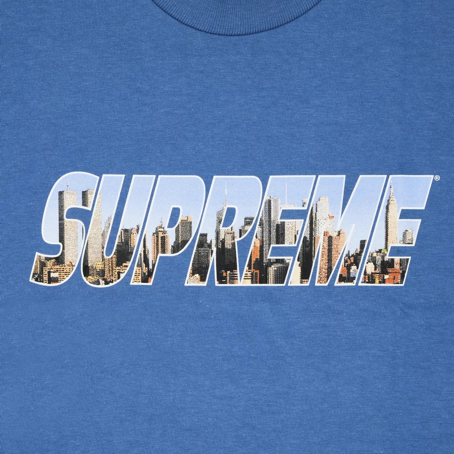 Supreme Gotham Tee Faded Blue