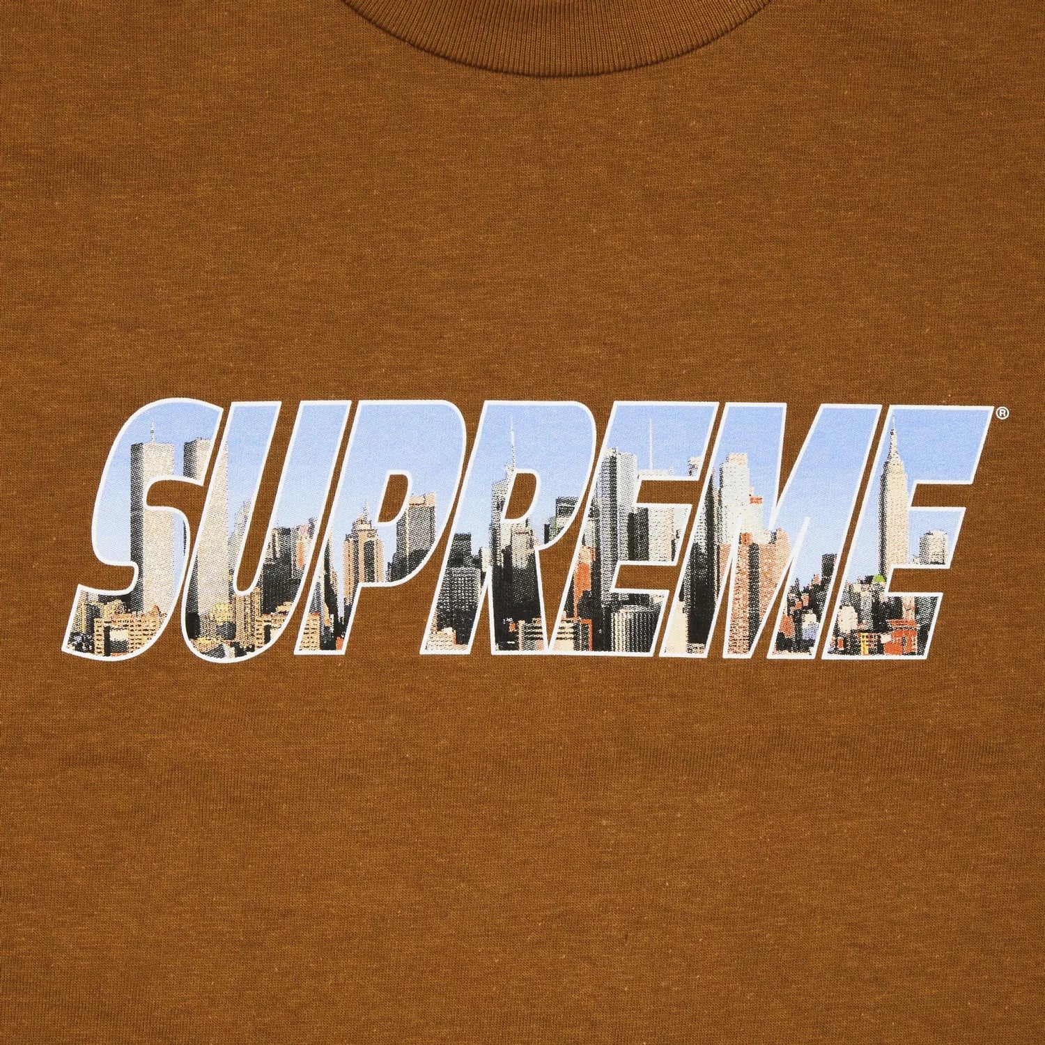 Supreme Gotham Tee 'Light Brown'