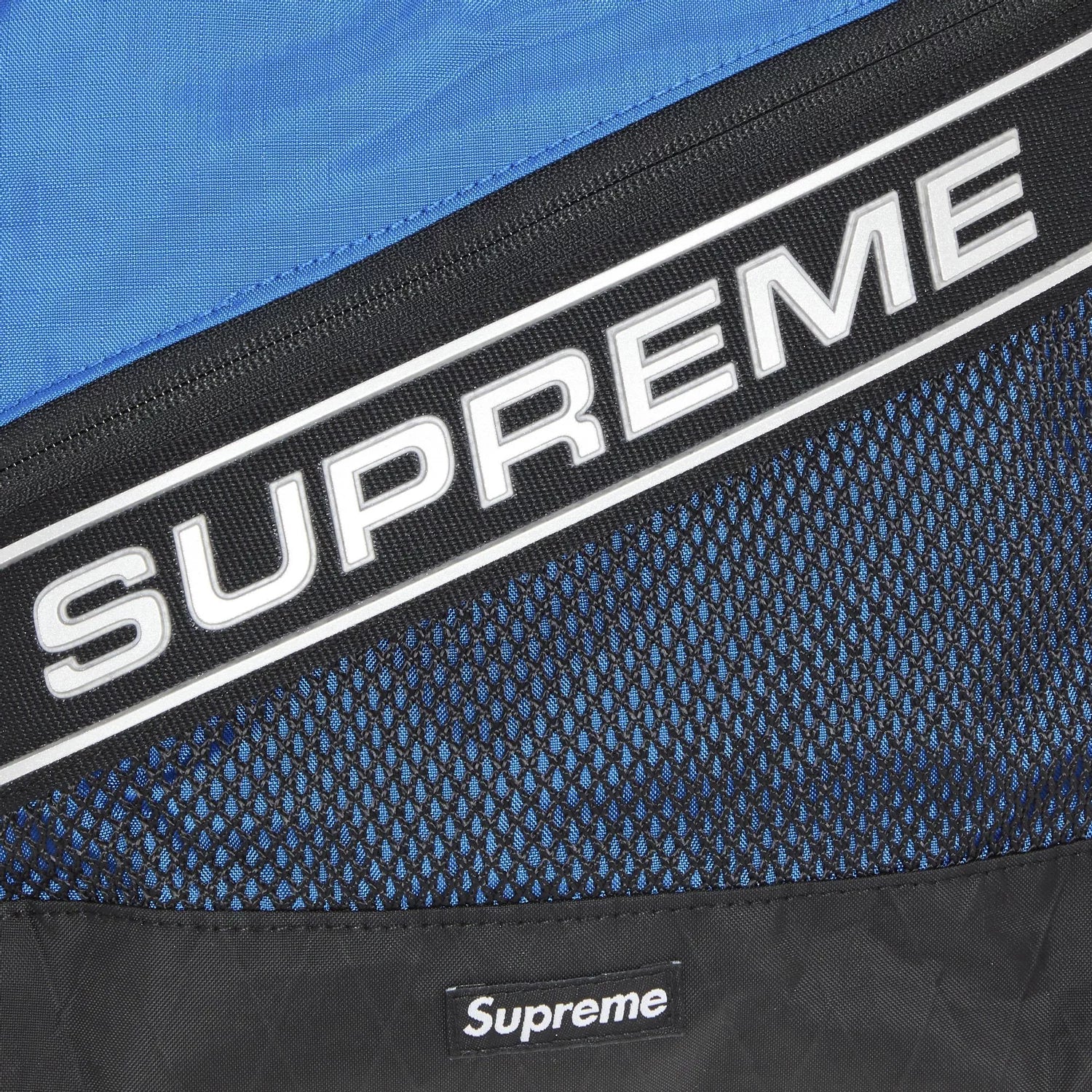 Supreme Logo Shoulder Bag Blue