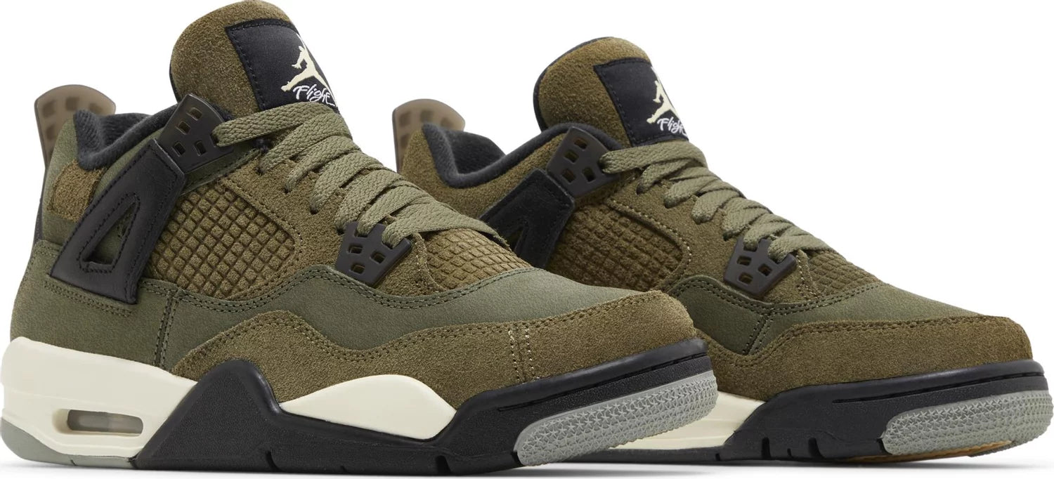 Air Jordan 4 Retro SE 'Craft Medium Olive' (GS)