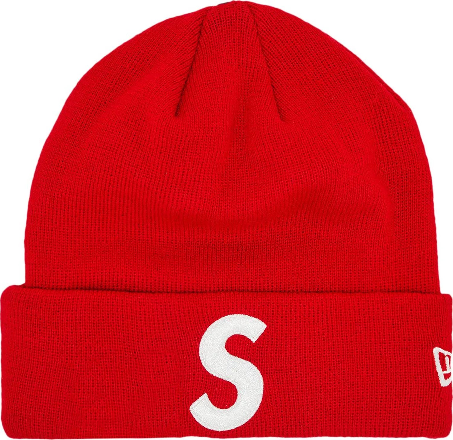 Supreme New Era S Logo Beanie (FW22) Red