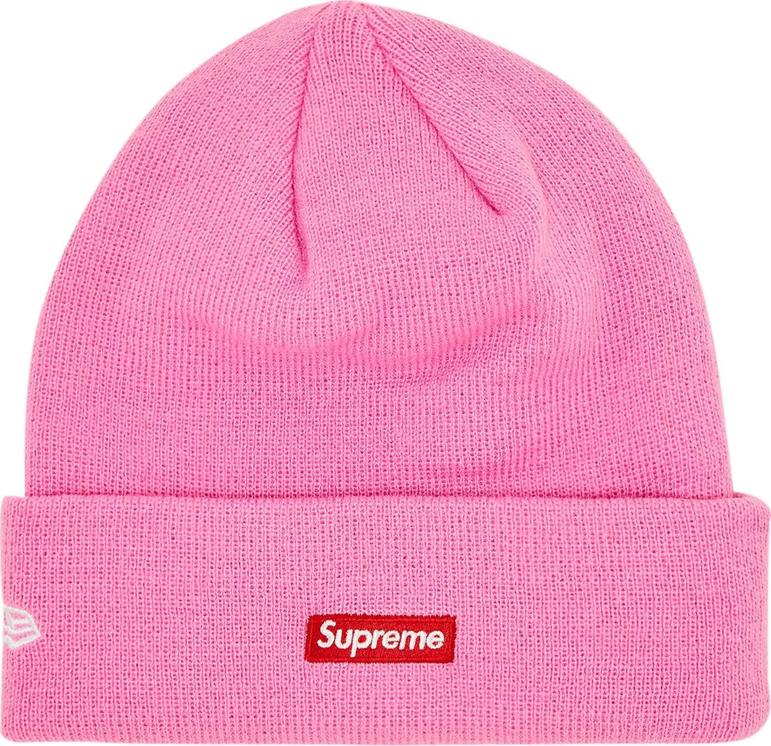 Supreme New Era S Logo Beanie Pink