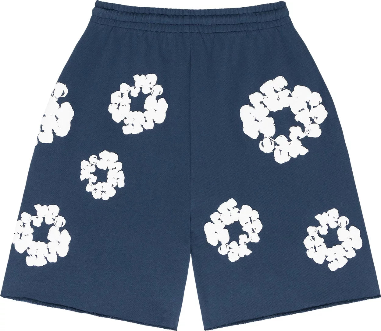 Denim Tears The Cotton Wreath Shorts 'Navy'