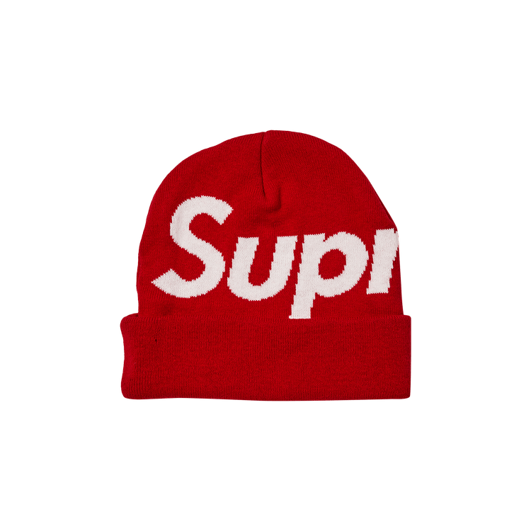 Supreme Big Logo Beanie Beanie (FW23) Red