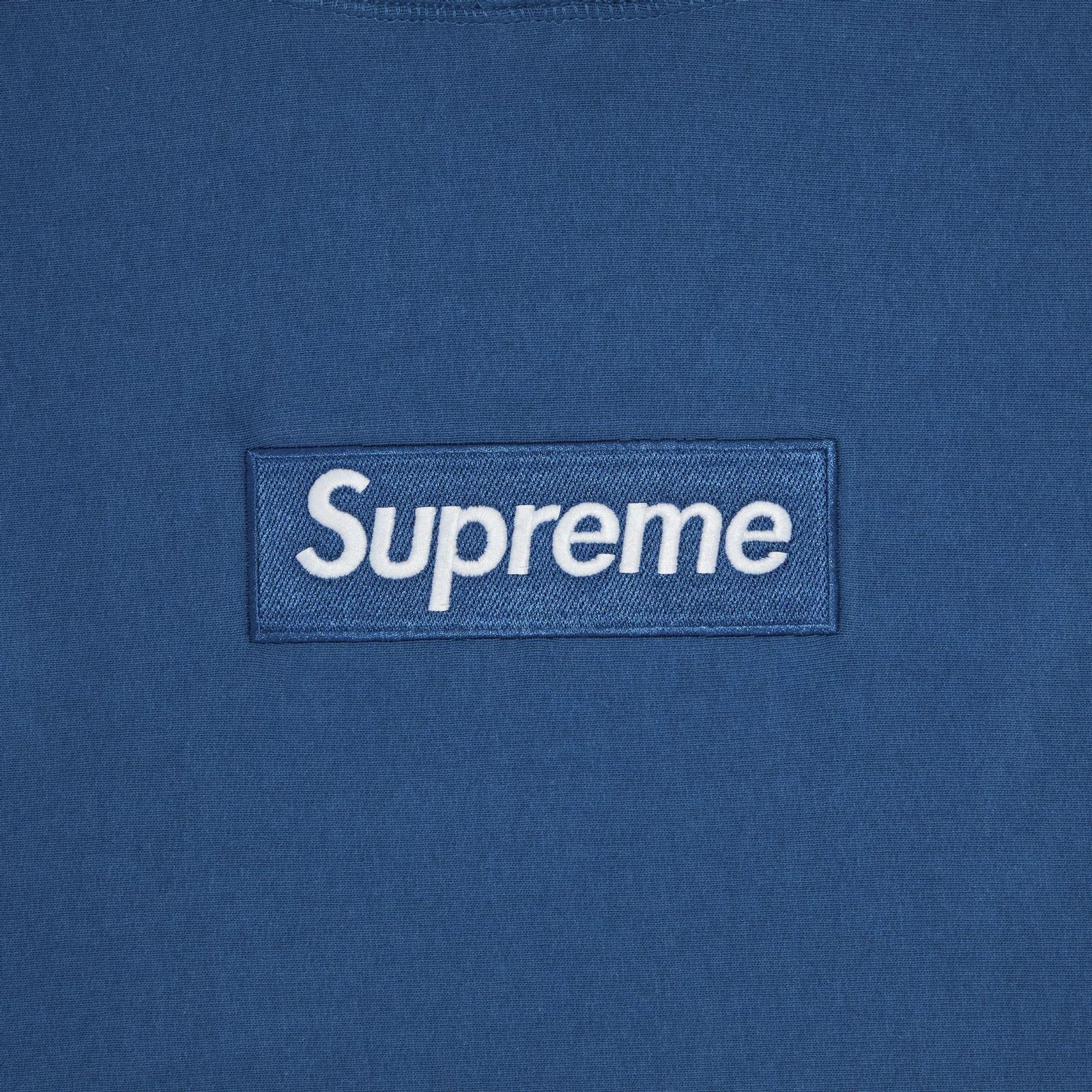 Supreme Box Logo Hooded Sweatshirt FW23 Blue