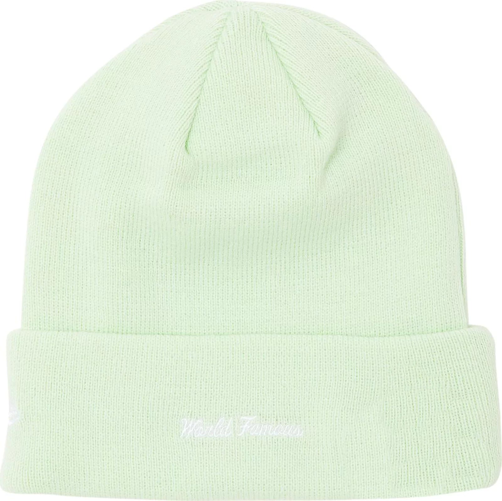 Supreme New Era Box Logo Beanie (FW23) Light Green