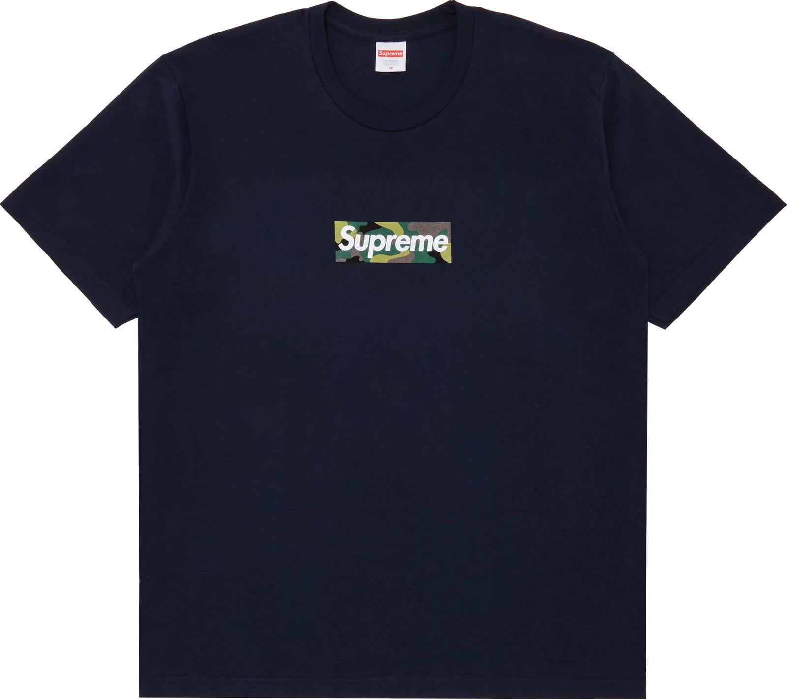 Supreme Box Logo Camo Tee 'Navy'