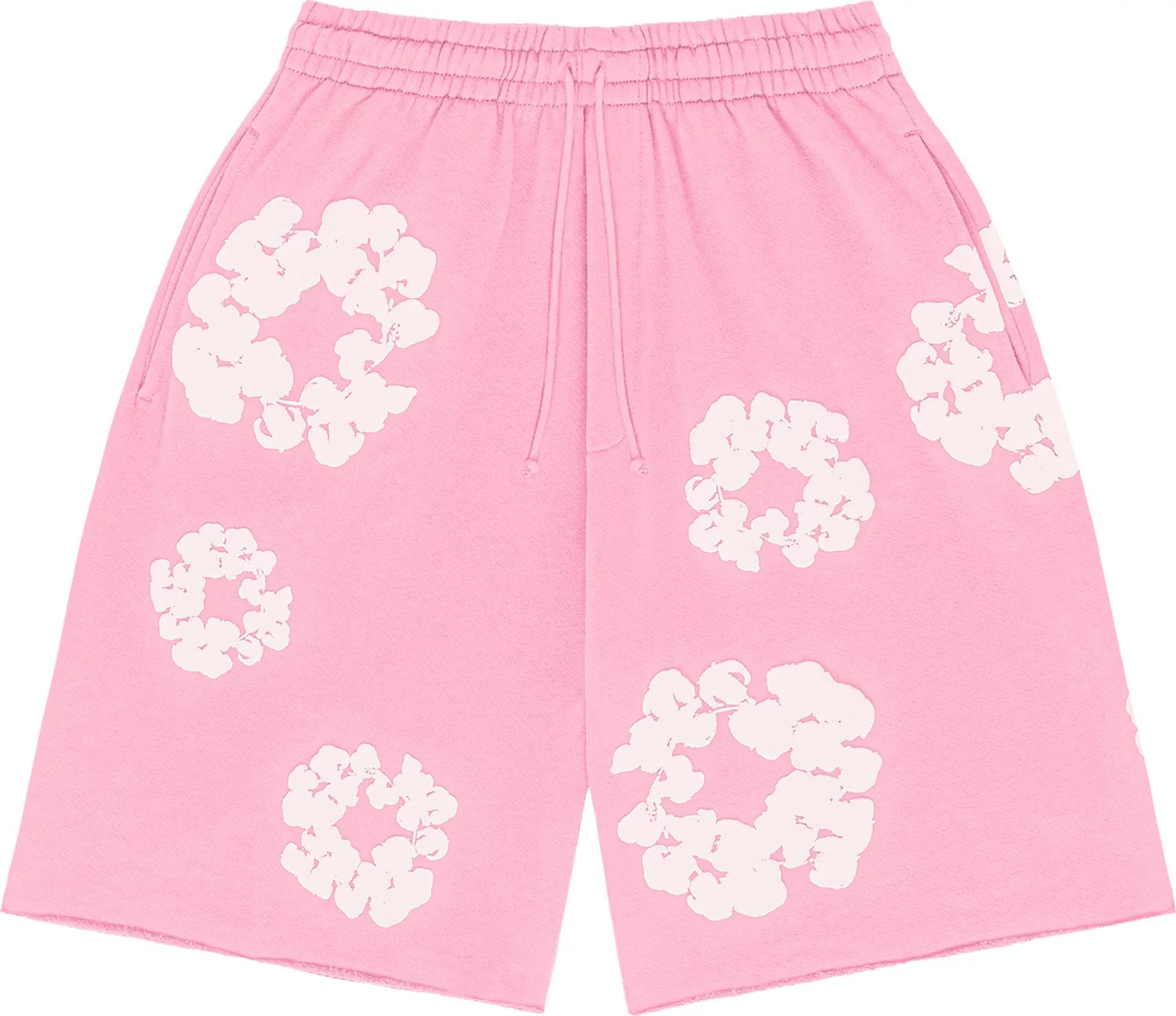 Denim Tears The Cotton Wreath Shorts Pink