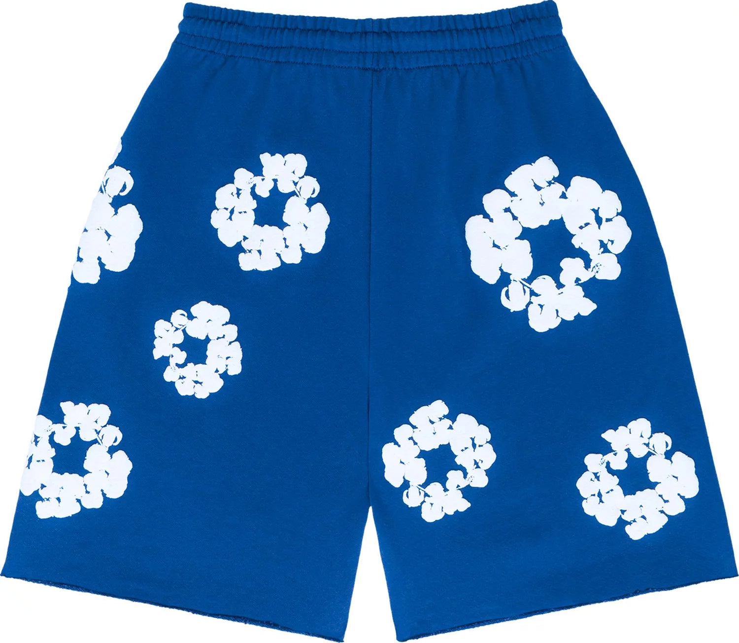 Denim Tears The Cotton Wreath Shorts Royal Blue