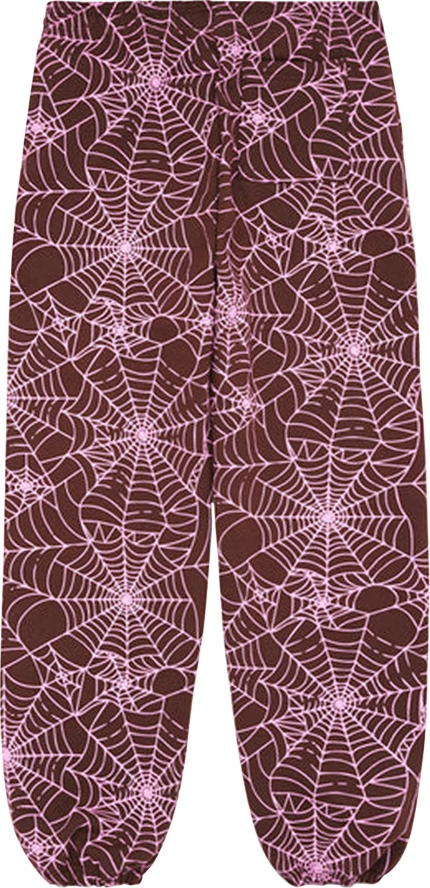 Sp5der All Over Print Sweatpants 'Brown'