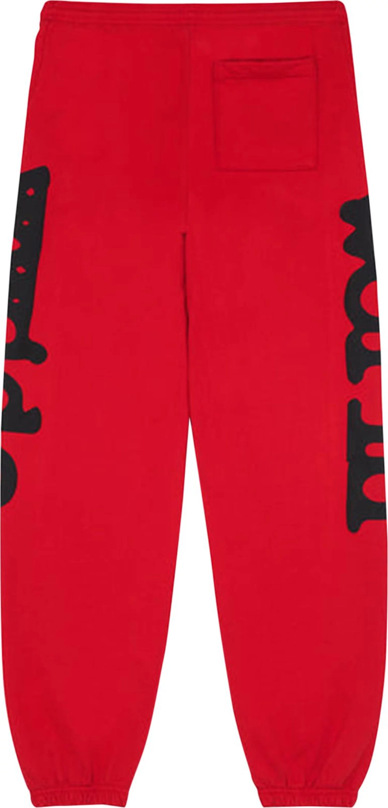 Sp5der Beluga Sweatpants 'Red/Black'