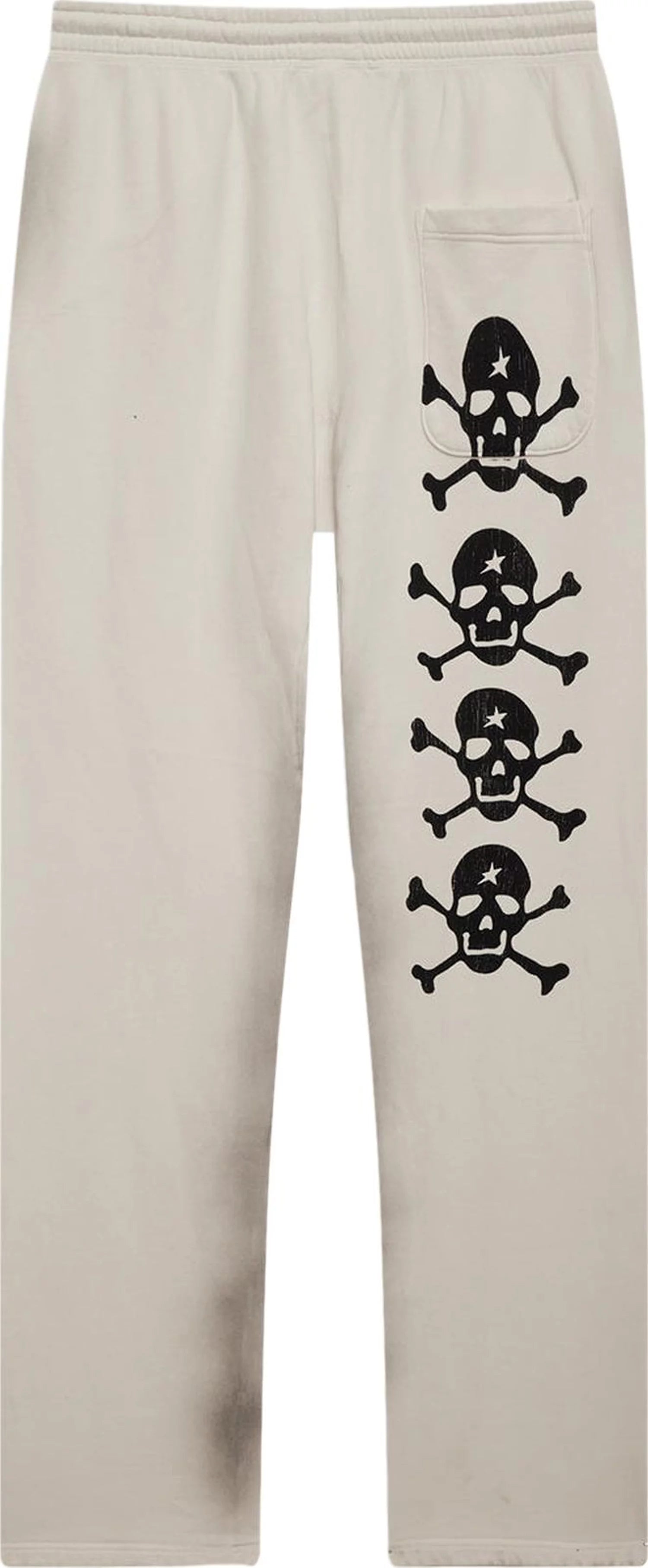 Hellstar If You Dont Like Us Beat Us Sweatpants 'White'