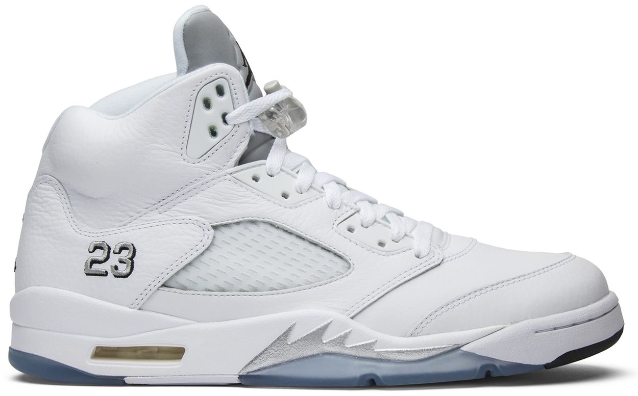Air Jordan 5 Retro Metallic White (2015) (Pre-Owned)