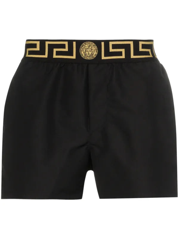 Versace Greca Border Swim Shorts Black (Pre-Owned)