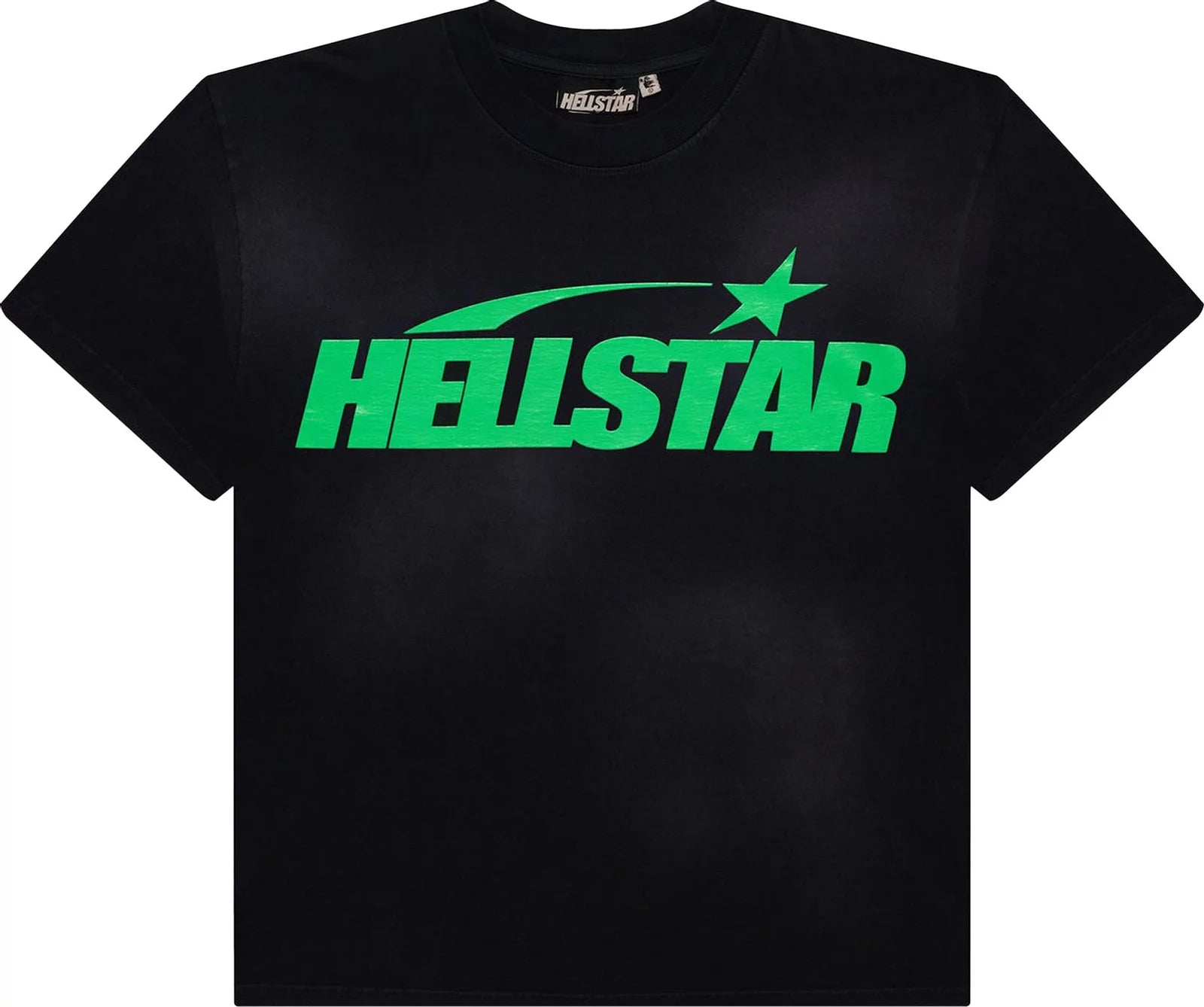 Hellstar Classic T-Shirt (Gel Print) 'Black/Green'